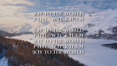 phil wickham joy to the world lyrics